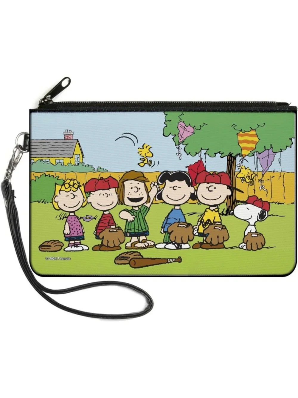 Peanuts Canvas Zipper Wallet - Cute Cartoon Design, Durable, Perfect Gift